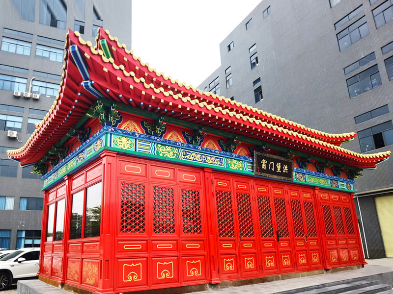 HB80断桥仿古对开门