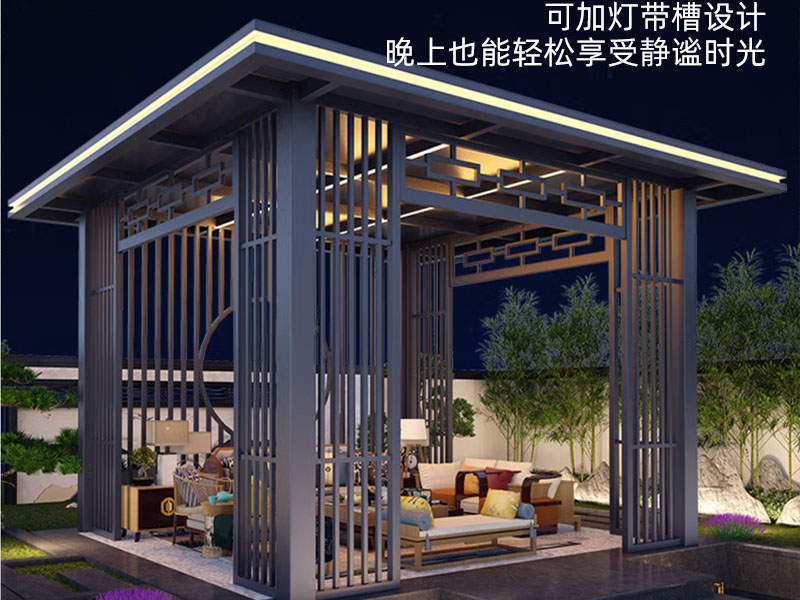 户外庭院休闲凉亭